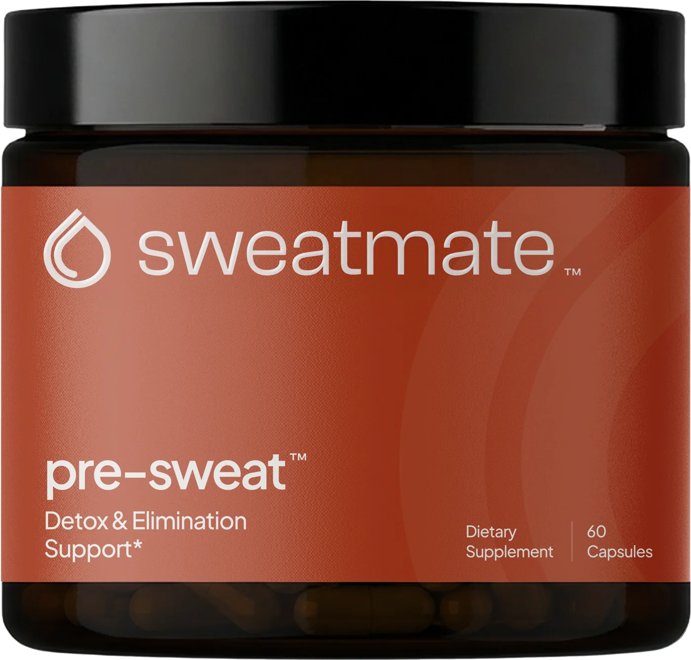 Sweatmate pre-sweat jar, 60 capsules