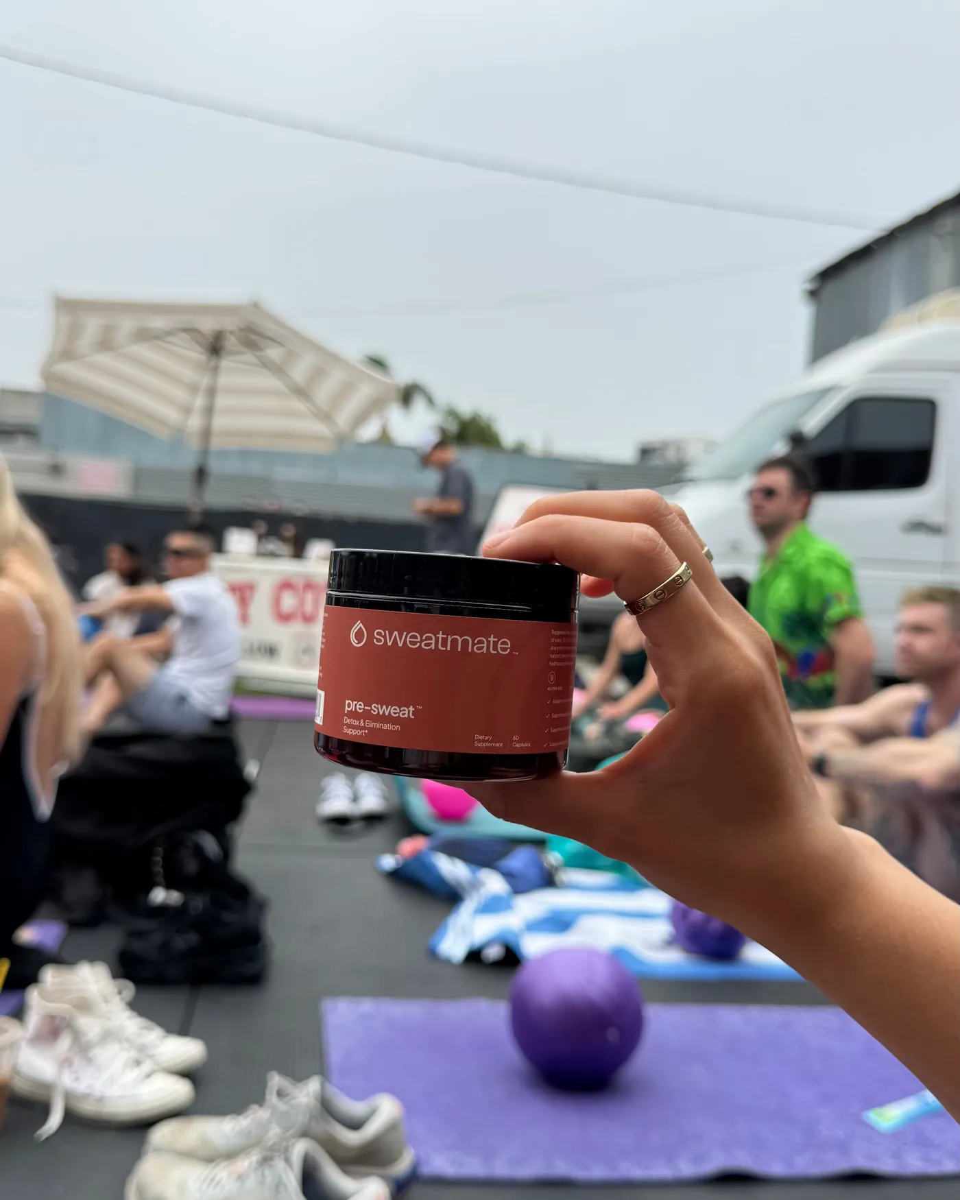 Rooftop flow with Sweatmate pre-sweat